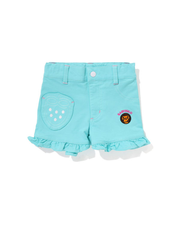 Pantalones Cortos Bape Milo Strawberry Frill Niños Verde Menta | DKXLM-3981