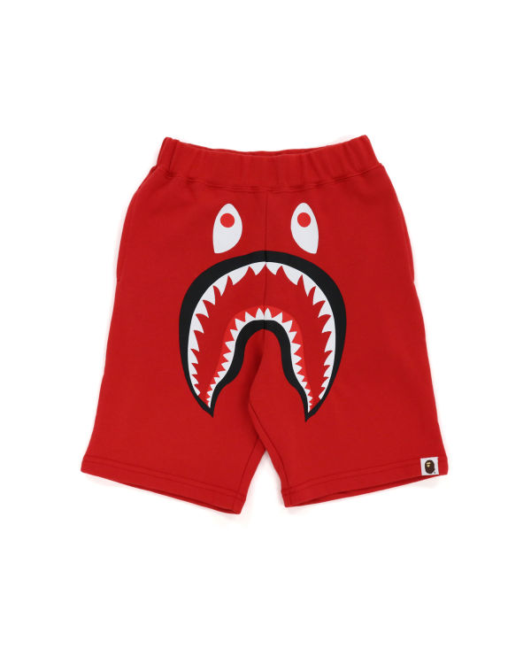 Pantalones Cortos Bape Shark Niños Rojas Claro | WNUSC-0329