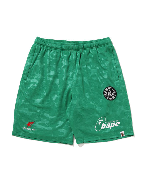 Pantalones Cortos Bape Soccer Game Hombre Verde Menta | ANQCB-3789