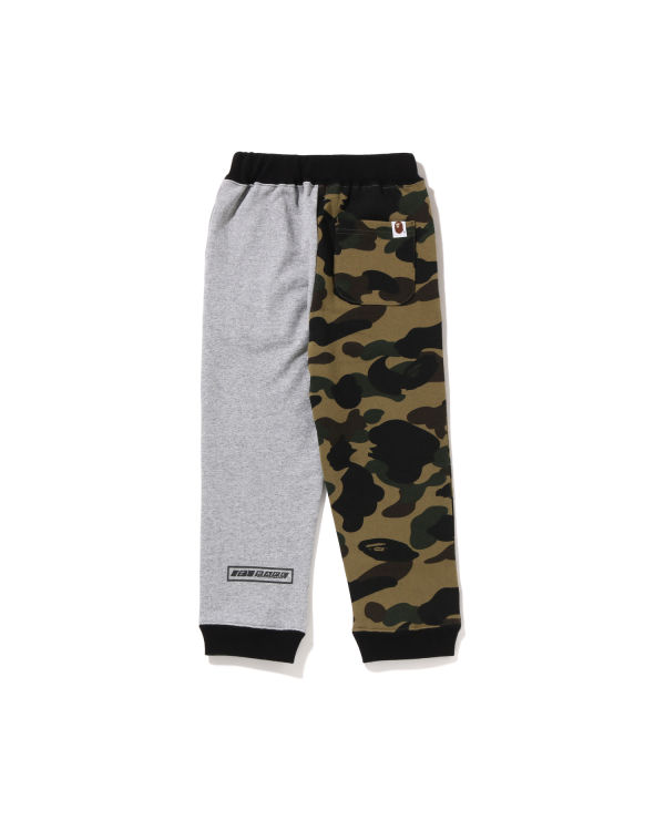 Pantalones Deportivos Bape 1st Camo Team Emblem Print Niños Verde | QLCIT-0751