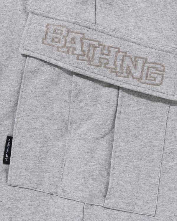 Pantalones Deportivos Bape 6 Pocket Relaxed Fit Hombre Gris | ELKCN-7609