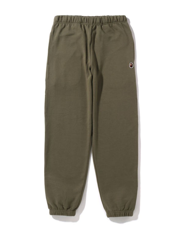 Pantalones Deportivos Bape Ape Head One Point Oversized Mujer Verde | IMOAJ-7250