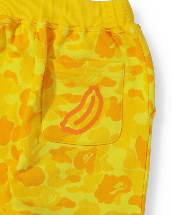 Pantalones Deportivos Bape BK15TH Anniversay Milo Niños Amarillo | DHSZQ-1794