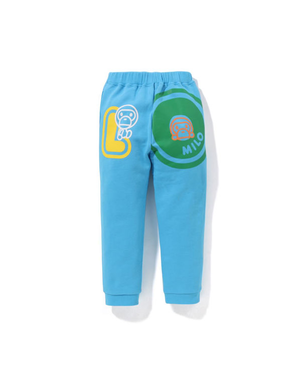 Pantalones Deportivos Bape Milo Font Niños Azules | EATZQ-5194