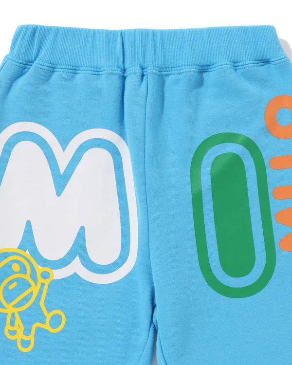 Pantalones Deportivos Bape Milo Font Niños Azules | EATZQ-5194