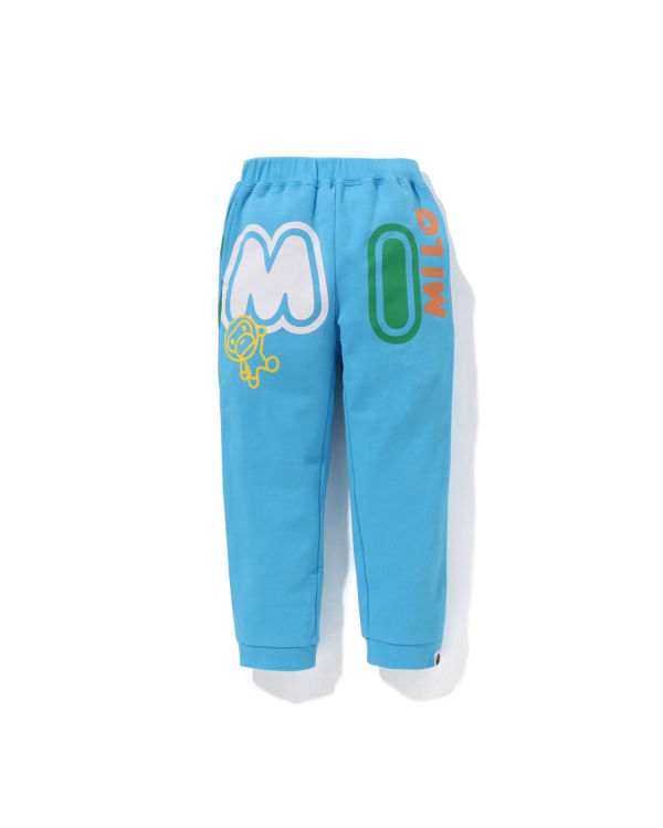 Pantalones Deportivos Bape Milo Font Niños Azules | EATZQ-5194