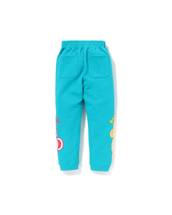 Pantalones Deportivos Bape Milo Friends Niños Verde Menta | KTNOS-3416