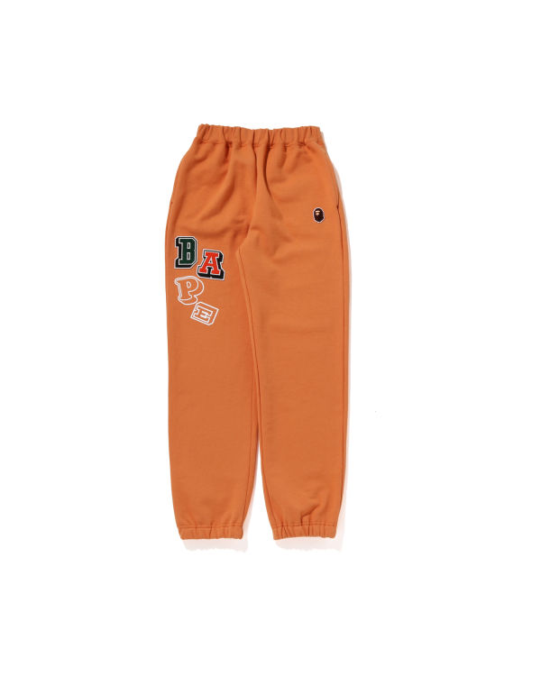 Pantalones Deportivos Bape Multi Fonts JR Niños Naranjas | OJRQK-0482