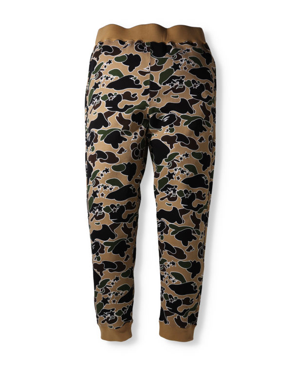 Pantalones Deportivos Bape STA Camo Hombre Kaki Oscuro | SXMGY-9386