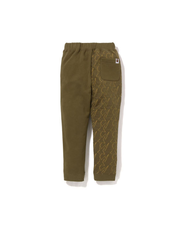 Pantalones Deportivos Bape STA Quilting Niños Verde | CEDNZ-4273