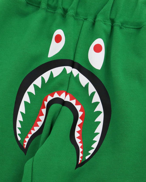 Pantalones Deportivos Bape Shark Slim Niños Verde Menta Verde | MJPZO-3126