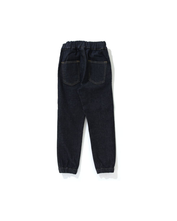 Pantalones Jogger Bape Shark Denim Niños Azules | HBQID-7081