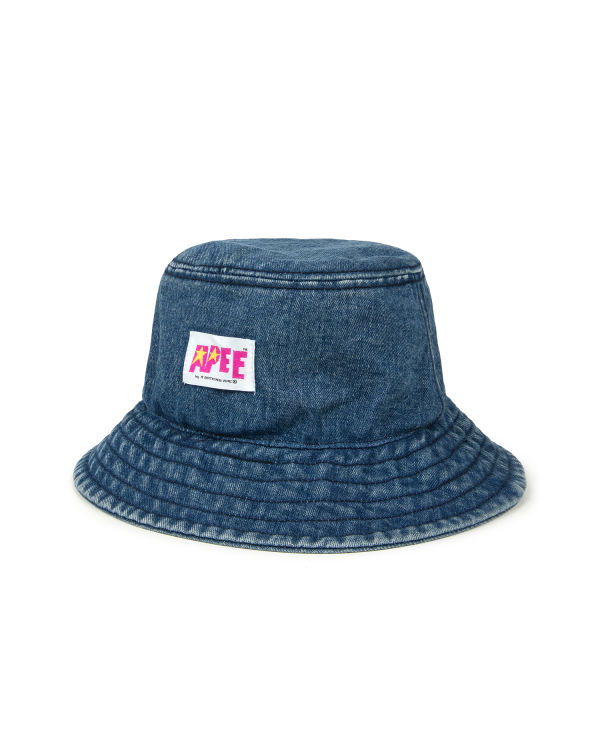 Sombreros Bape Denim bucket Mujer Azules | PIXVO-5923