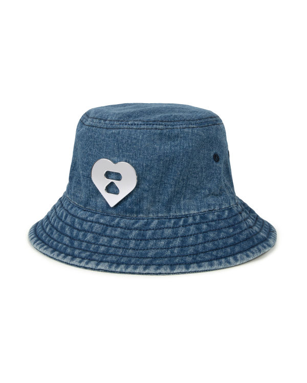 Sombreros Bape Denim bucket Mujer Azules | PIXVO-5923