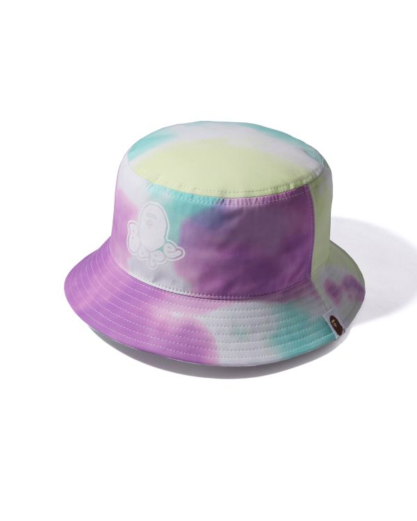 Sombreros Bape Tie-Dye Bucket Mujer Multicolor | QEXPK-4709