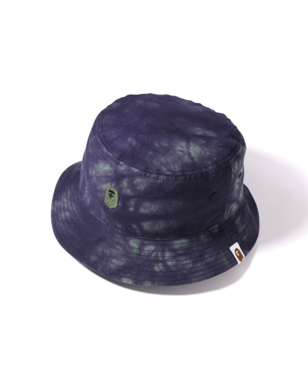 Sombreros Bape Tie Dye One Point Bucket Hombre Moradas | WKPDV-9563