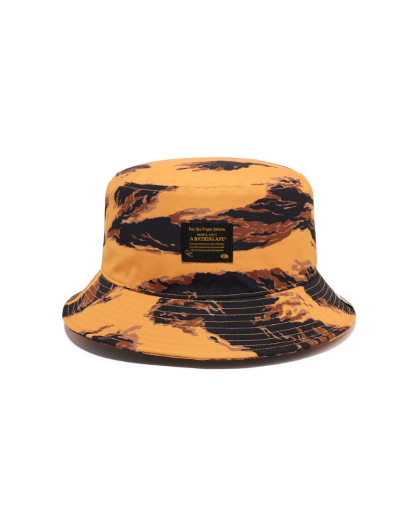 Sombreros Bape Tiger Camo Bucket Hombre Naranjas | BXAVD-3149