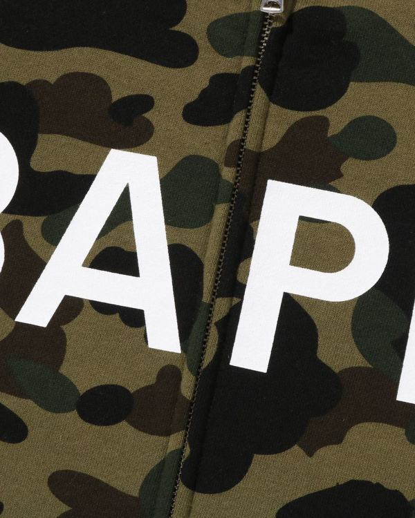 Sudadera Con Capucha Bape 1st Camo Balaclava Full Zip Hombre Verde | SURCH-5103