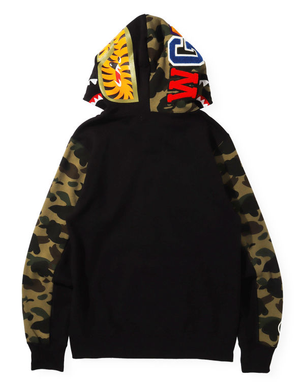 Sudadera Con Capucha Bape 1st Camo Shark Full Zip Hombre Negras | JCFYX-2891