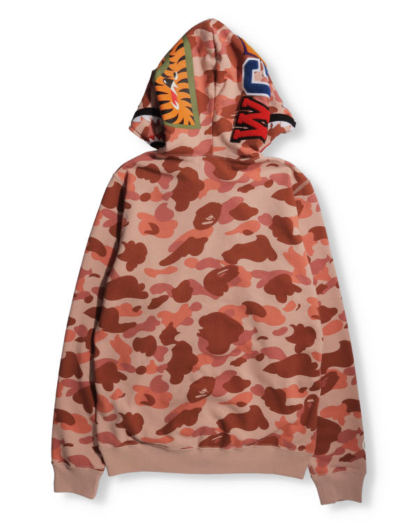 Sudadera Con Capucha Bape 1st Camo Shark Full Zip Mujer Rosas | LVGUP-1038