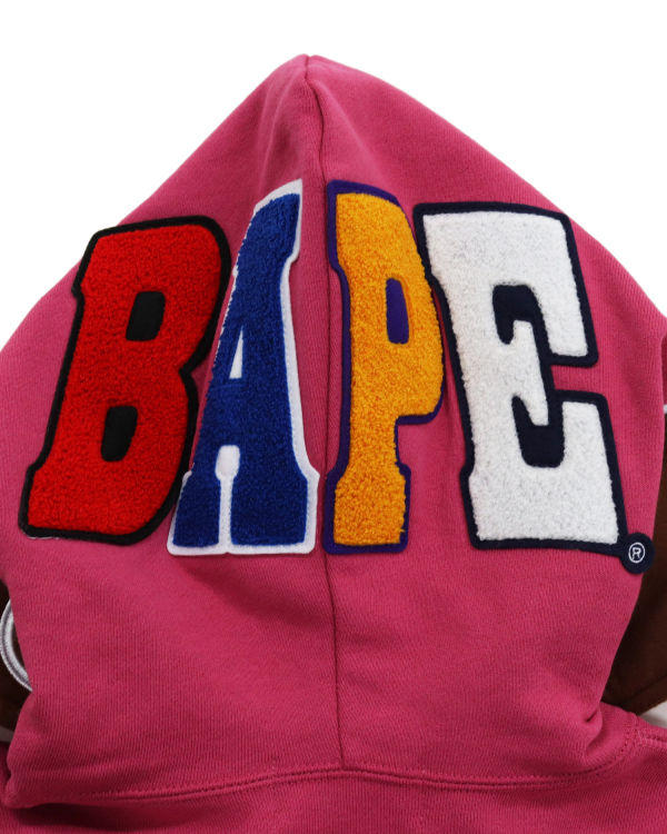 Sudadera Con Capucha Bape 2nd Ape Full Zip Mujer Rosas | QVTOG-0428