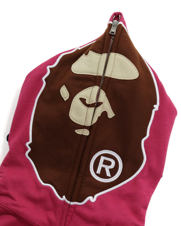 Sudadera Con Capucha Bape 2nd Ape Full Zip Mujer Rosas | QVTOG-0428