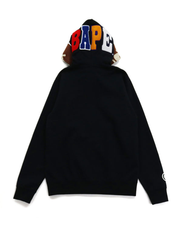 Sudadera Con Capucha Bape 2nd Ape Full Zip Mujer Negras | UCWES-0318