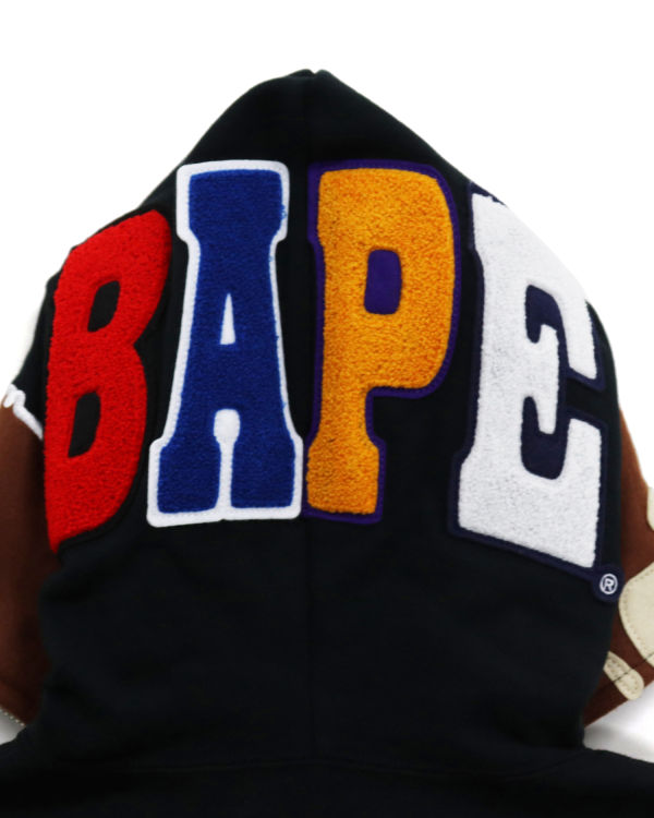 Sudadera Con Capucha Bape 2nd Ape Full Zip Mujer Negras | UCWES-0318