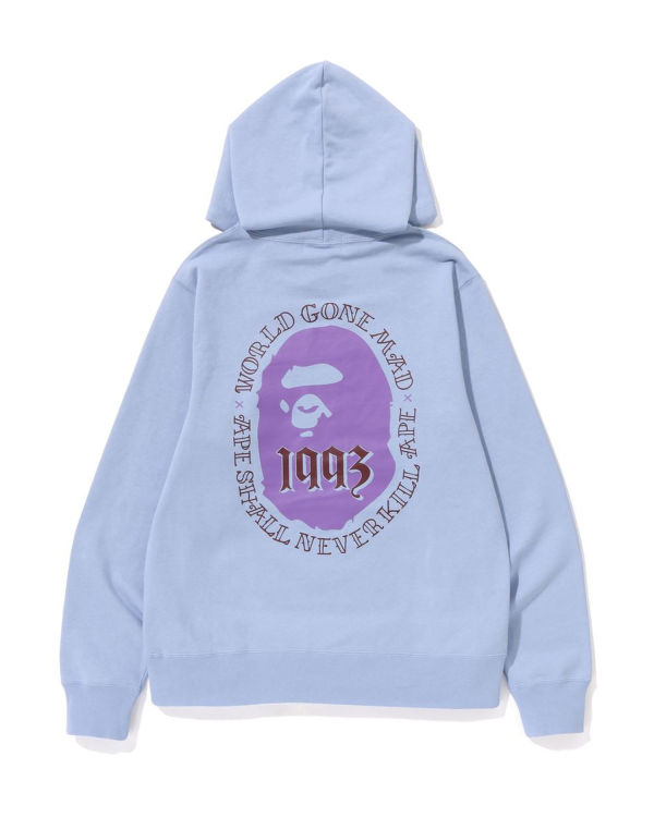 Sudadera Con Capucha Bape Ape Head Pullover Hombre Azules Claro | PSHEM-5842