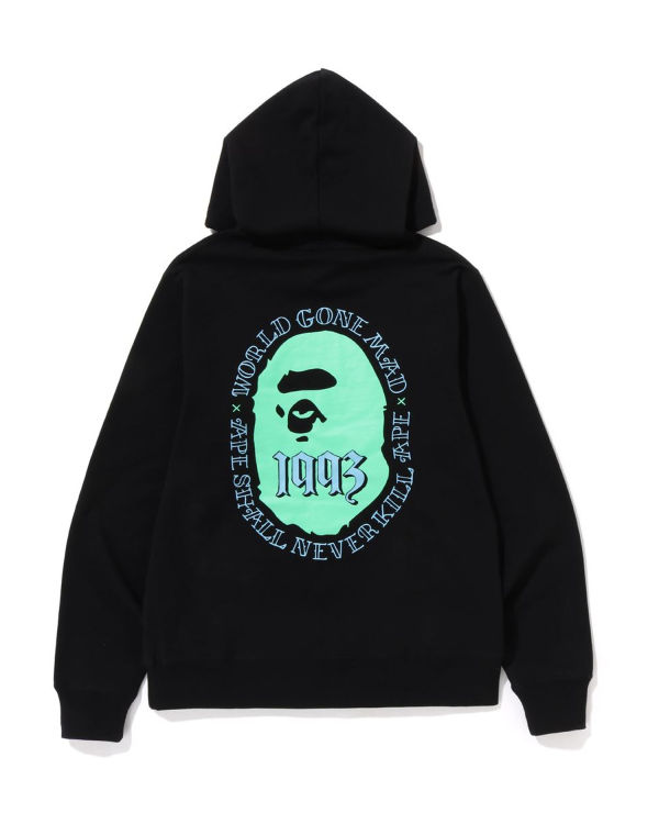 Sudadera Con Capucha Bape Ape Head Pullover Hombre Negras | WLGDQ-4138