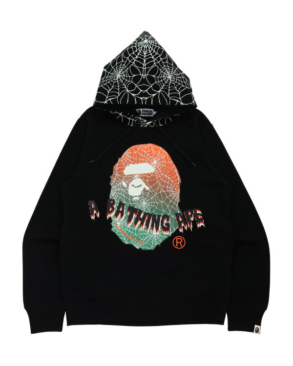 Sudadera Con Capucha Bape Halloween Ape Head Glow In The Dark Pullover Hombre Negras | VABXU-3896