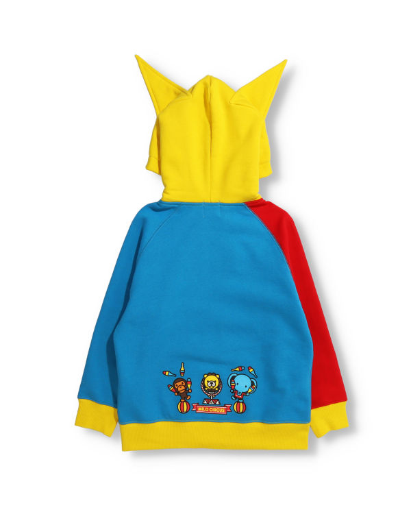 Sudadera Con Capucha Bape Milo Clown Zip Niños Azules Amarillo Rojas | CAMYQ-9684