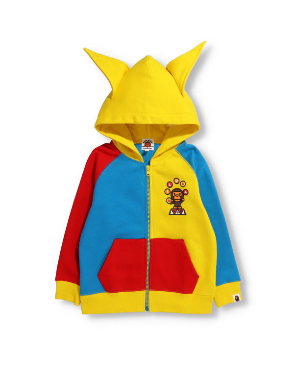 Sudadera Con Capucha Bape Milo Clown Zip Niños Azules Amarillo Rojas | CAMYQ-9684