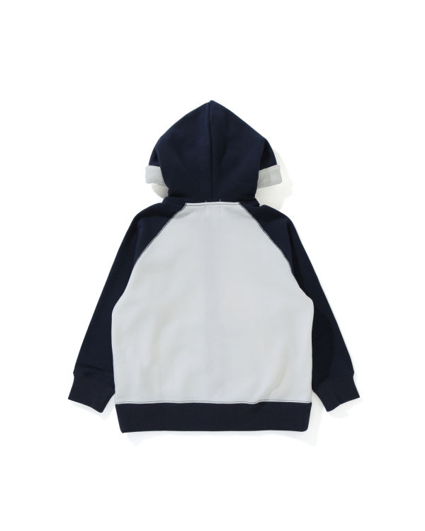 Sudadera Con Capucha Bape Milo Star Zip Niños Azules Oscuro | RVPLD-4736