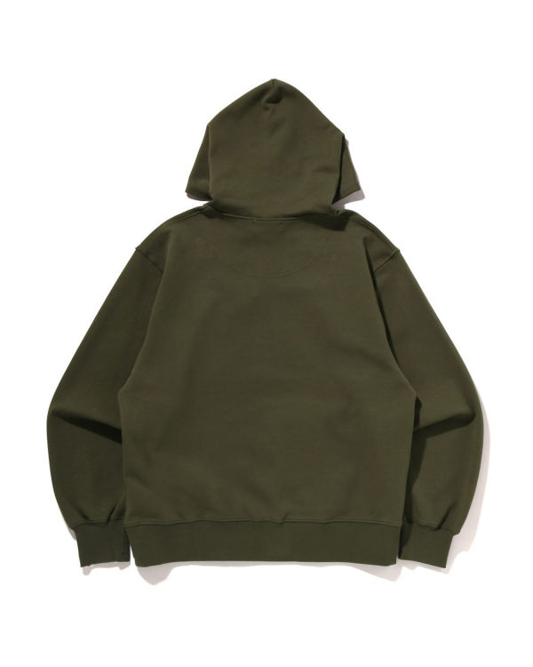 Sudadera Con Capucha Bape STA Logo Relaxed Fit Pullover Hombre Verde | XZQBR-0297