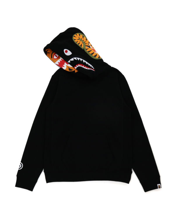 Sudadera Con Capucha Bape Shark Inside Tiger Pullover Mujer Negras | JQMZT-0485