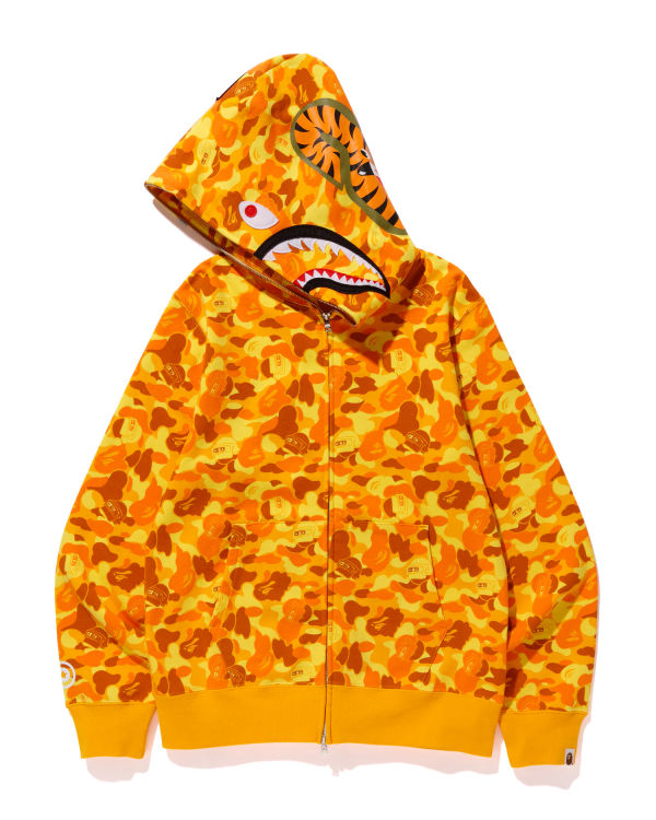 Sudadera Con Capucha Bape X PUBG MOBILE Shark full zip Hombre Naranjas | LYJUV-3954