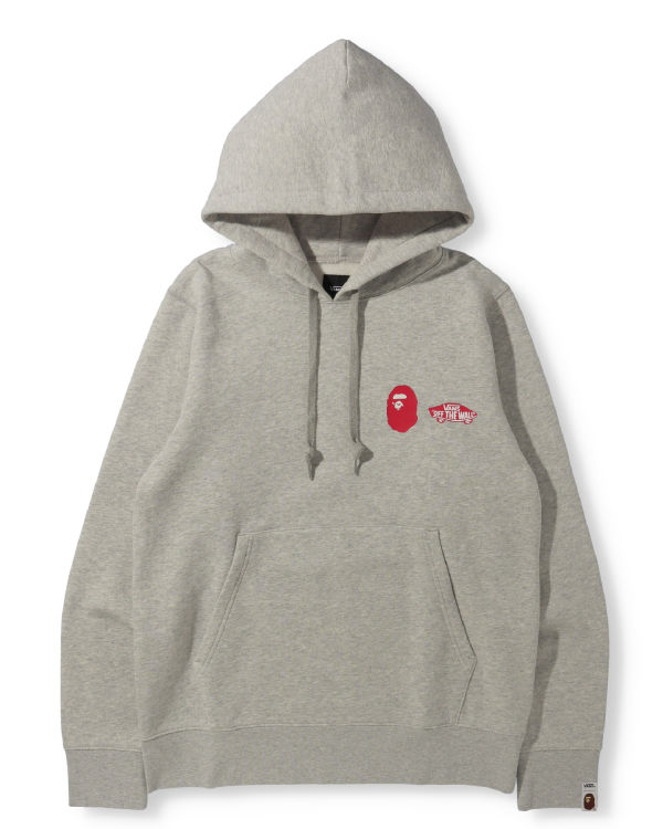 Sudadera Con Capucha Bape X Vans Pullover Hombre Gris | YFNMH-4128