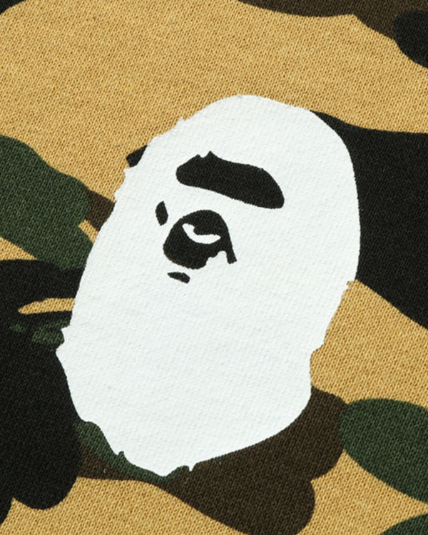 Sudaderas Bape 1st Camo Ape Head Crewneck Jr Niños Amarillo | PRHEK-7105