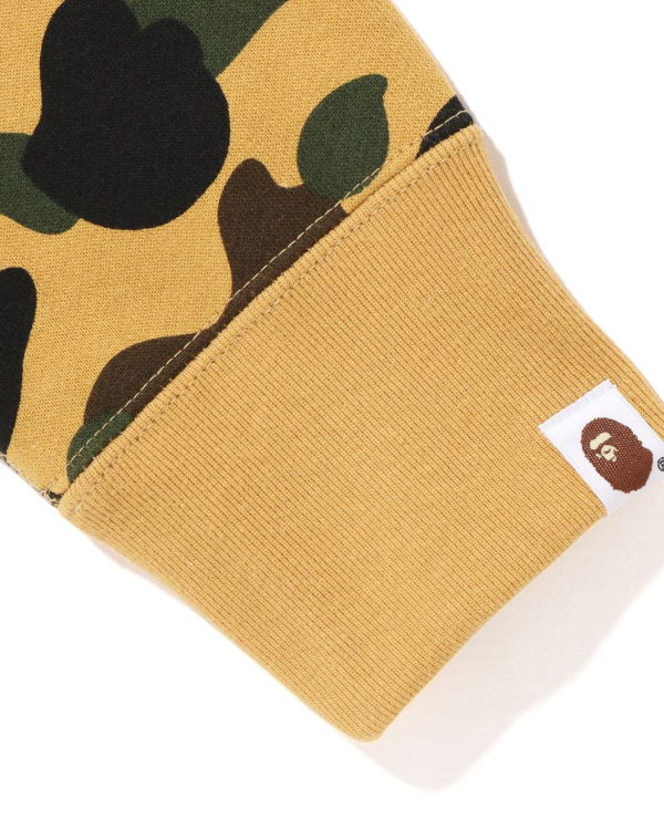 Sudaderas Bape 1st Camo Crewneck Hombre Amarillo | TZEIV-6318