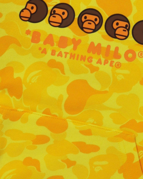 Sudaderas Bape BK15TH Anniversay Milo Crew Neck Niños Amarillo | SHNIE-7021