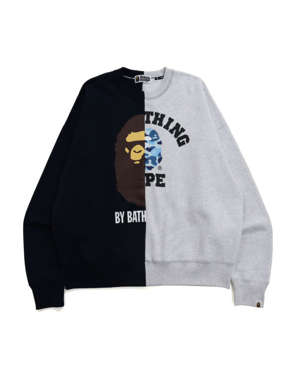 Sudaderas Bape College & By Bathing Loose Fit Hombre Azul Marino Azules | USHQF-7308