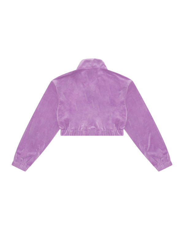 Sudaderas Bape Cropped zip-up Mujer Moradas | OYLRI-7104