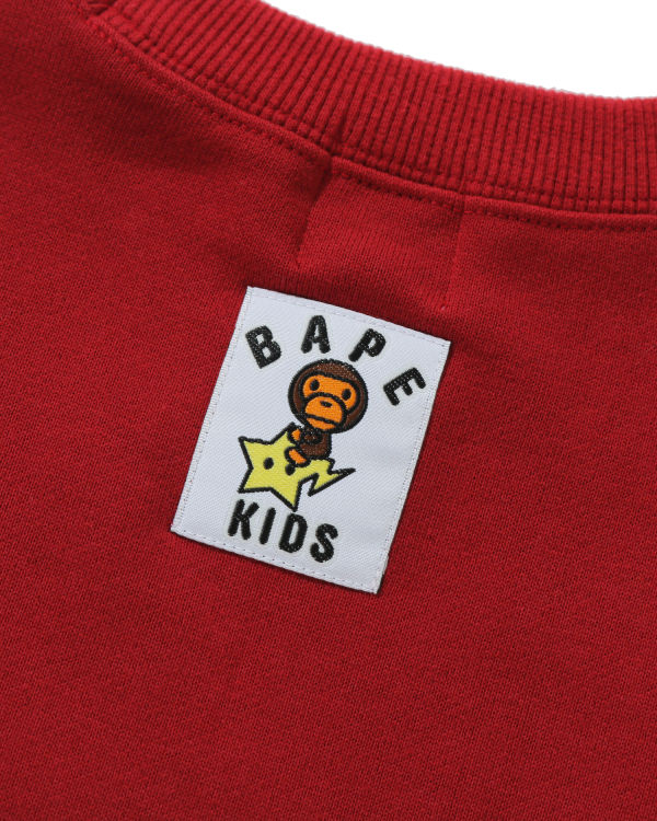 Sudaderas Bape Milo Christmas Tree Crewneck Niños Rojas Claro | XKHBS-9608