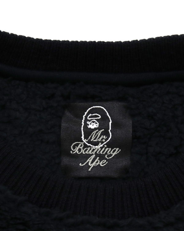 Sudaderas Bape Mr Boa crew neck Hombre Negras | YWJPG-1270