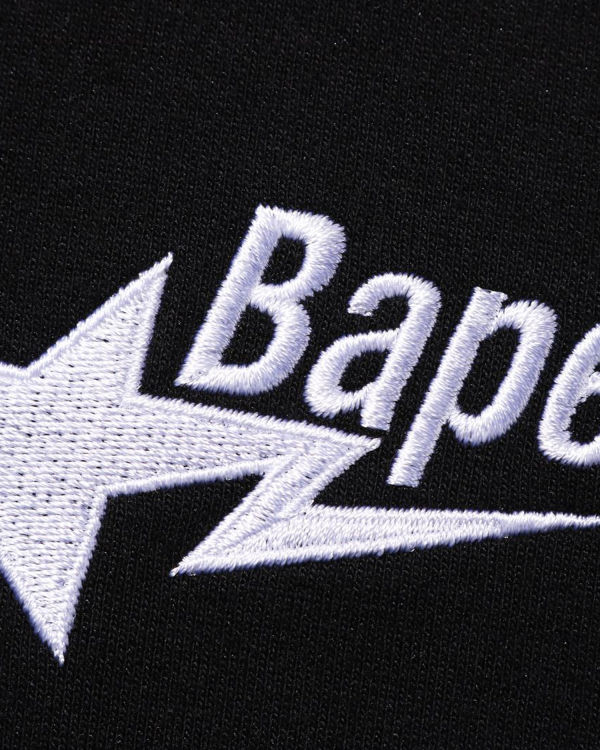 Sudaderas Bape STA Logo Relaxed Fit Crewneck Hombre Negras | JPZKT-0438