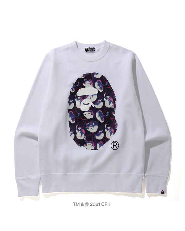 Sudaderas Bape X Ghostbusters Ape Head Crewneck Hombre Blancas | MQPKF-1357