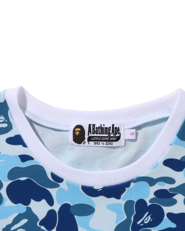 Vestido Bape ABC Camo L/S Bodycon Mujer Azules | QURFH-2037