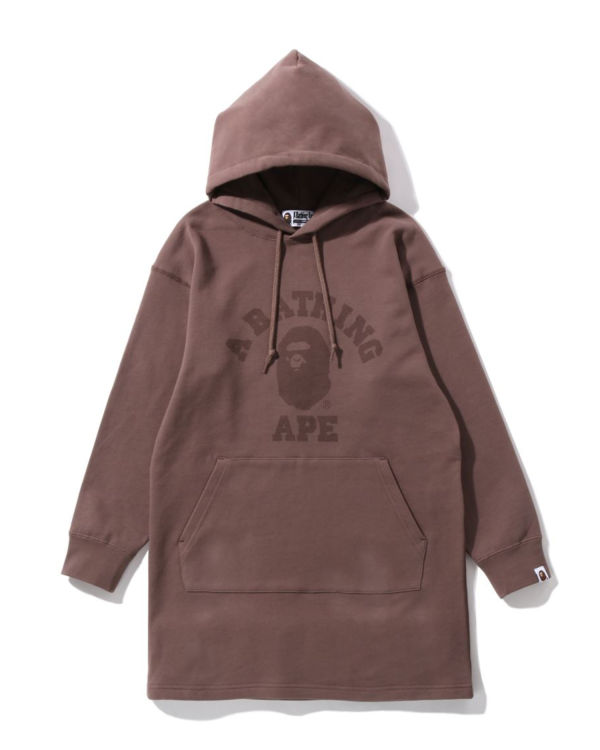 Vestido Bape Ape Head One Point Onepiece Mujer Marrones | NOEPL-9146