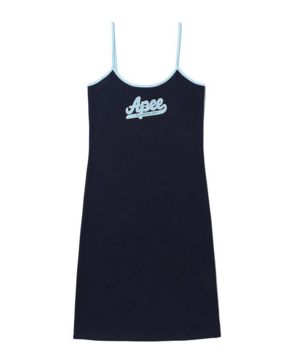 Vestido Bape Estampadas Mujer Azul Marino Azules | EHKTL-6087